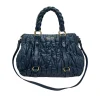 MIU MIU BORSA IN PELLE GOFFRATA A MANO / SPALLA