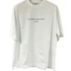 OFF-WHITE T-SHIRT OVERSIZE CON STAMPA TG L (VESTE XL)