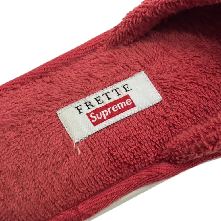 SUPREME X FRETTE SLIPPERS TG 40