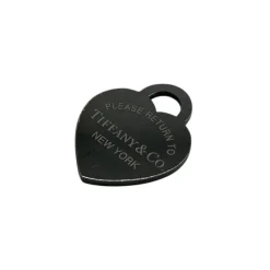 TIFFANY & CO. CUORE IN TITANIO NERO
