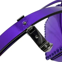 VALENTINO GARAVANI IN PELLE METALIZZATA VIOLA