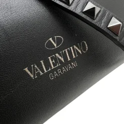 VALENTINO GARAVANI NOIR ROCKSTUD GRANDE IN PELLE