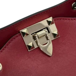 VALENTINO GARAVANI TOTE BAG ROCKSTUD IN PELLE